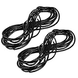 XDiscount　配線チューブ　スパイラルチューブ　プラスチック　144g　ブラック　8m　6mm　ポリエチレン