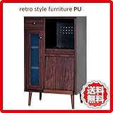 ミニレンジボードPU レトロ調家具シリーズ 木製 sa-pu100-60l