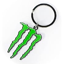 モンスターエナジー キーホルダー グリーン 2個セット】モンスターエナジー キーホルダー 金属製 限定品