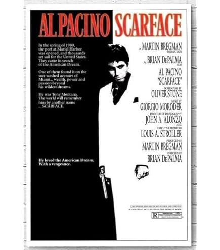 Amazon.co.jp: 映画ポスター スカーフェイス アルパチーノ SCARFACE 24