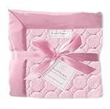 スワドルデザインズ ベビーカーブランケット ジュエルパフサークルウィズサテントリム ピンク 1枚セット SD-168P 【日本正規品】