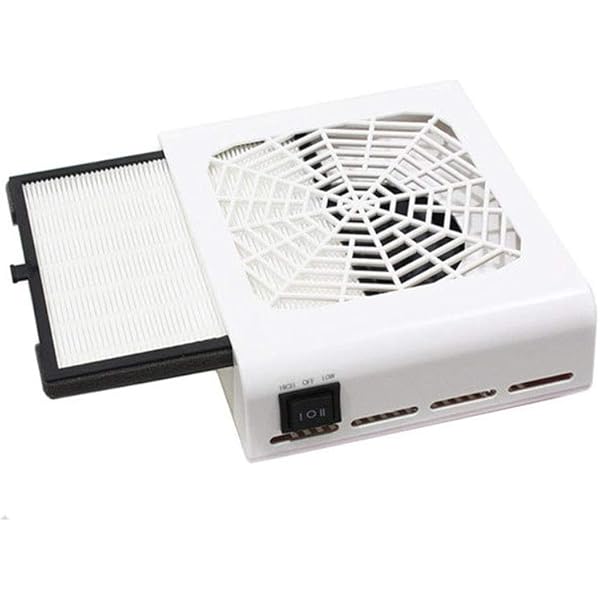 Amazon ネイルダストコレクター 集塵機 80w 強力 ネイルファン ジェルネイル サロンサクションダストコレクター 110v 電動 ネイル機器 ネイルドライヤー 卓上集塵機 ネイルケア セルフネイル 低騒音 軽量 どこでも使える ネイル集塵機 使用簡単 白 Minder ネイル