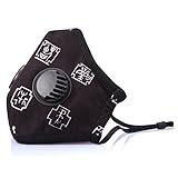 防塵マスク　ダストシールドマスク　調整できる　耳にかける式　高性能フィルター付き　PM2.5　活性炭　アレルギー／埃／花粉／男性／女性／子供／幼児 ／旅行／ダスト／大気汚染／バイク／スポーツ