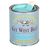 General Finishes MKWP Chalk Paint, 1 pint, Key West Blue [並行輸入品]