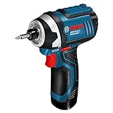 JJSショップ保証品 / Bosch ボッシュ GDR10.8 V-LI プロフェッショナル コードレス インパクト ドライバー 10.8 V / 含まれ（2×2.0 Ah リチウムイオン電池）、AL