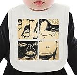 Fat Superman ネクタイを有する有機ビブ Medium