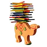 サクララ（Sakulala）バランシング スティック ハンズオン 木製玩具　赤ちゃん 子供の知育玩具 遊んで 親子ゲーム 子供 安全 无毒　キャメル