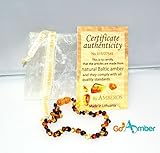 Authentic Best Baltic Amber Teething Necklace For Baby Toddlers (Multi-Color) - GoAmber by GoAmber