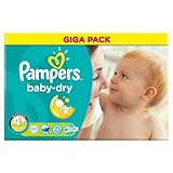 Pampers Baby Dry Size 4+ Maxi Plus 9-20kg (111 per pack) パンパース赤ちゃんドライサイズ4+マキシプラス9～20キロ（パックあたり111 ）