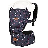 I-angel Denim Hipseat Carrier デニムヒップシート ヒープシートキャリア 赤ちゃんヒープシート 子守帯 ベビー用品 外出用品 (レッドダイヤモンド) [並行輸入品]