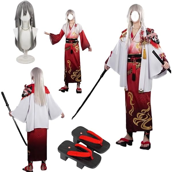 Amazon.co.jp: [YI DE DAO COS] 甲斐田晴 鬼化 コスプレ衣装＋ウィッグ