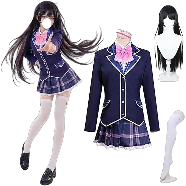 Amazon.co.jp: [CSPY]コスプレ衣装 月ノ美兎 衣装＋靴下 コスプレ