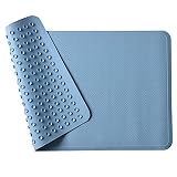veeyoo 16 x約71 cmノンスリップバスマット抗菌浴槽マット長方形シャワーマット 16x28-inch ブルー VYDD17006RB28CP1S138-FBA