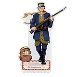 エンスカイ ゴールデンカムイ×どうぶつフォーゼ アクリルスタンド１．杉元佐一 H131×W100×D30mm アクリル