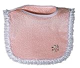 Raindrops Girl Appliqued Lace Bib, Pink by Raindrops [並行輸入品]