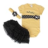 Dizoon ロンパース オールインワン スカート 子供ドレス ベービー 新生児 服 女の子ワンピース リボン飾り 3点 セット コットンブレンド　かわいい レース 3デザイン ピンク 出産祝い お誕