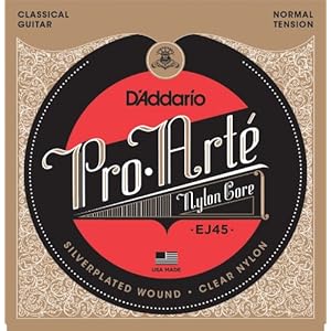 D'Addario ダダリオ クラシックギター弦 プロアルテ Silver/Clear Normal EJ45 【国内正規品】 D'Addario ダダリオ クラシックギター弦 プロアルテ Silver/Clear Normal EJ45 【国内正規品】