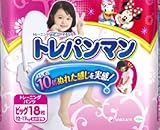 ユニ・チャーム　トレパンマン 女の子用 ビッグサイズ 18枚×6点セット　(4903111186518)