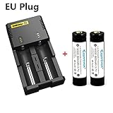 Nitecore i2ユニバーサル充電器+ 2 x Keeppower 14500 800 mAhバッテリー/仕様:。製品名: Nitecore Intellicharger i2ユニバーサル充電器（