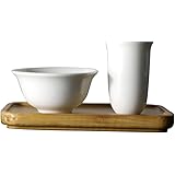 中国茶器 茶道具 聞香杯セット 2種類 茶器 茶杯 茶たく 烏龍茶 ジャスミン茶(白)