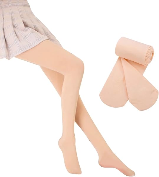 バレエタイツ バレエタイツ バレエタイツ子供 なめらか バレエタイツキッズ バレエ用品 伸縮性 丈夫で破れにくい 子供~大人用 発表会 入園式 入学式 結婚式(4色4サイズ) - 1
