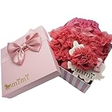 ベビーギフトBOX  ブルマー&ヘアクリップ 2個 箱 紙袋 ラッピング付 プレゼント mimi(ミミ)出産祝い オペラモーヴBOX