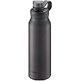 【炭酸対応】タイガー魔法瓶(TIGER) 水筒 1200ml 真空断熱炭酸ボトル ステンレスボトル ビールOK 保冷 持ち運び グロウラー MTA-T120KS スチール(ブラック)