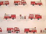 Boy Zone Fire Truck, Hydrant, Dog Theme Sheet Set Twin [並行輸入品]