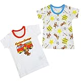 おさるのジョージ 2枚組 半袖シャツ 肌着 Curious Georg fo-in6131 100cm