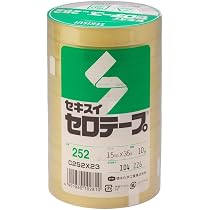 Amazon.co.jp: 積水化学工業 セキスイ セロテープ No.252 15mm×35M 10P