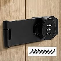 Amazon | ドアロック強化型 亜鉛合金製 パスワードロック 3桁