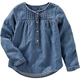 OSHKOSH(オシュコシュ) デニムトップ トップス長袖シャツ 5歳【並行輸入】