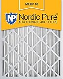 Nordic Pure 18 x 24 x 4 MERV 10プリーツAC炉エアフィルタ、ボックスの1