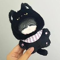 【するめ。様】 アライグマさん ＆ 黒猫さん 着ぐるみコスチューム ぬい服 51QvC-qCvTL._AC_UL210_SR210,