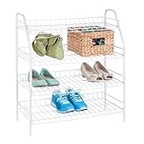 4Tier Wire Shoe Rack Shelf