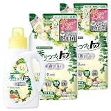 【まとめ買い】香りつづくトップ 抗菌plus Shiny Rose(シャイニーローズ) 本体850g＋詰替500g×2個セット