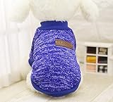 あったか ボーダーベア天 つなぎ 犬の服 ドッグウエア カバーオール オールインワン ロンパース ダックス チワワ トイプードル パグ 小型犬 ペット服 冬服 ベスト アウター コート (S, 4)