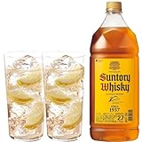 【セット買い】角瓶 2.7L [サントリー ウイスキー 日本] × 薄づくりタンブラーセット [東洋佐々木ガラス 日本製 食洗機対応 G101-T293]