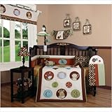 GEENNY Boutique Crib Bedding Set, Animal Scholar, 13 Piece by GEENNY