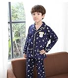 (チェリーレッド) CherryRed 子供 男の子 ファション パジャマ ルームウェア 部屋着 寝間着 上下2点セット 長袖 フリース 春秋向け リラックス 快適 気持ち良い コットン 175 ブル