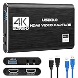 Rybozen ゲームキャプチャカード USB 3.0 ビデオカード HD 1080P HDMI ビデオ録画 ライブ放送レコーダー デバイス ストリーミング Windows Linux OS Xシステム用