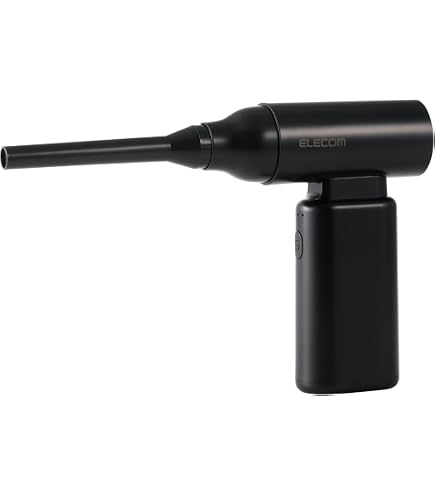 ELECOM 電動エアダスター　AD-ALC02BK(B02-12) Amazon.co.jp: エレコム 電動エアダスター コンパクト 軽量