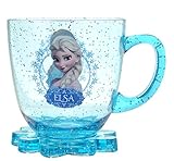 【 ディズニー 公式 】　 ペタルカップ　クリア コップ　アナ & エルサ 　（ Disney 食器　足付き カップ アナと雪の女王 グッズ ） 正規品