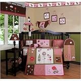GEENNY Boutique Crib Bedding Set, LadyBug Flower, 13 Piece by GEENNY Baby [並行輸入品]