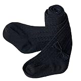 子供赤ちゃん タイツストッキング暖かいレギンスパンティーストッキング黒1-2歳