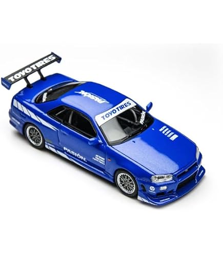 Amazon | 1/64 TIMEMICRO 日産 GTR R34 ワイスピ 赤 フィギュア付き