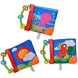 ソフト学習帳Baby Toys – 教育フリップフラップファブリックBook with Sound by Hanmun