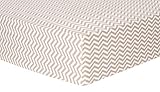 Trend Lab Chevron Deluxe Flannel Fitted Crib Sheet, Doe by Trend Lab [並行輸入品]