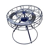 回転式ワイヤー張り機　【ぶどう・梨棚のワイヤー張りが絡まずできます】