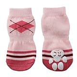 犬用靴下 PAWKS（パウクス） L プリティガール 4個入り [並行輸入品]